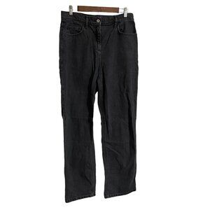 Collision Mens Black Wash Rigid Denim Straight Leg Jeans Size 30/32